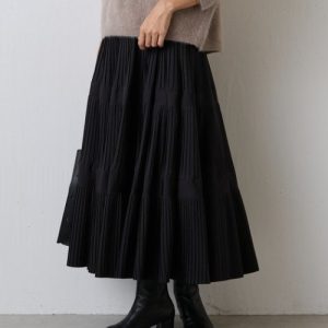 BEARDSLEY スカート プリーツティアードスカート